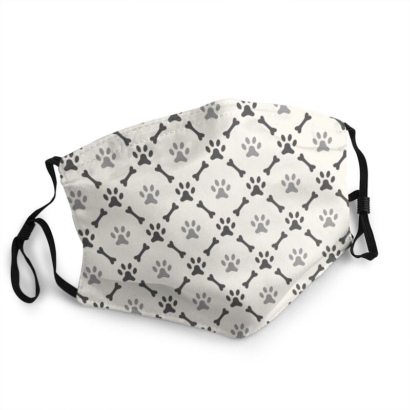 PETZZ™ Mouth Mask with Dog Paws Print