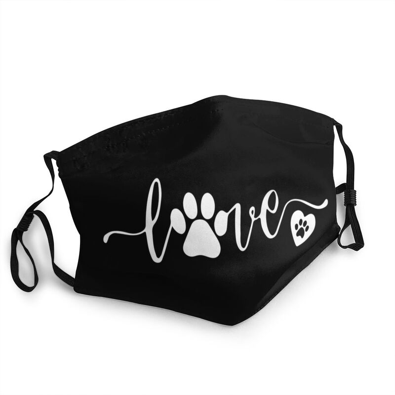 PETZZ™ Mouth Mask with Dog Paws Print