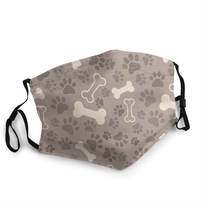 PETZZ™ Mouth Mask with Dog Paws Print