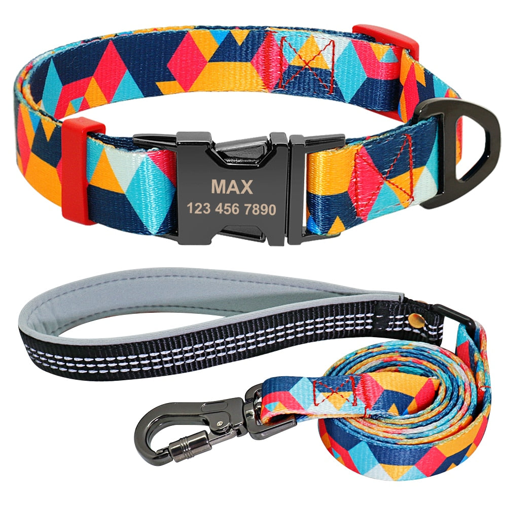 PETZZ™ Colorful Personalized Dog Collar