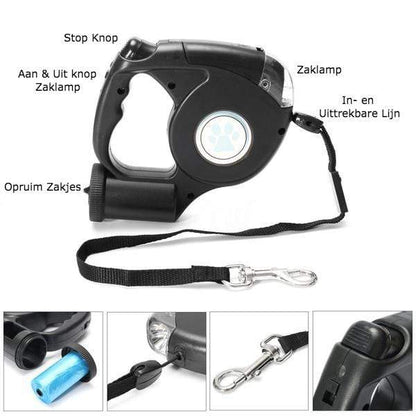 PETZZ Flashlight Riem Deluxe - Lijnen voor de Hond - Hondenhoek