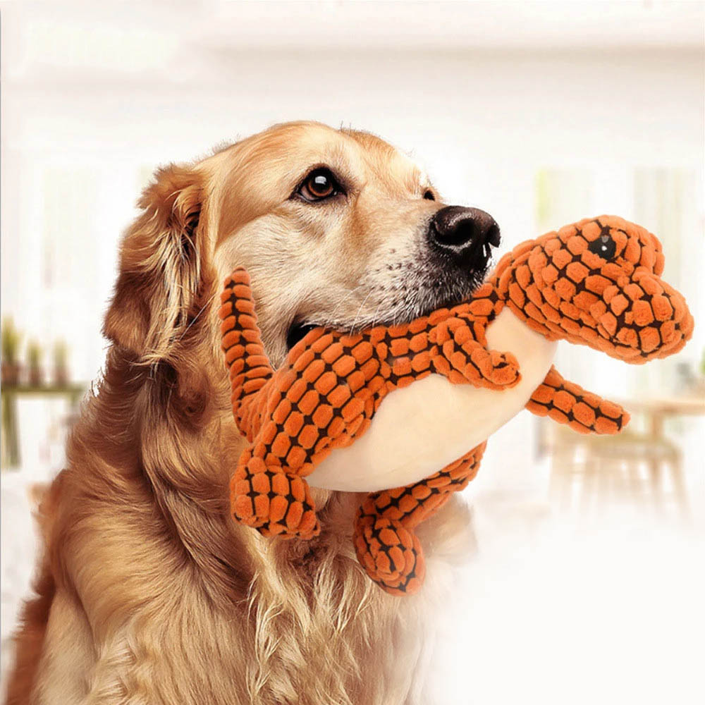 PETZZ Dinosaurus Knuffel - Stoere Speeltjes voor Honden - Hondenhoek