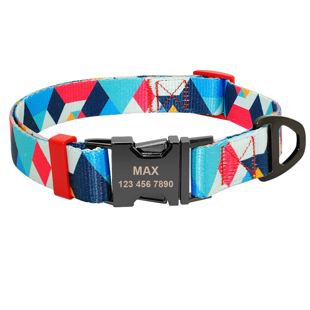 PETZZ™ Colorful Personalized Dog Collar