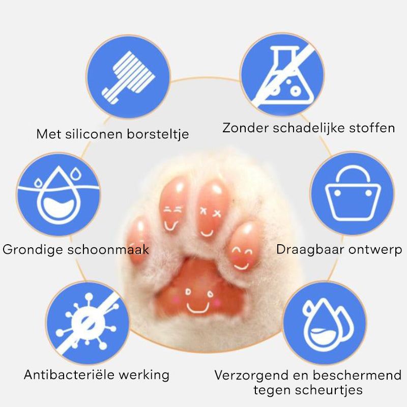 Krachtige Poten Wasschuim - Verzorging voor hondenpoten - WOEF Boetiek