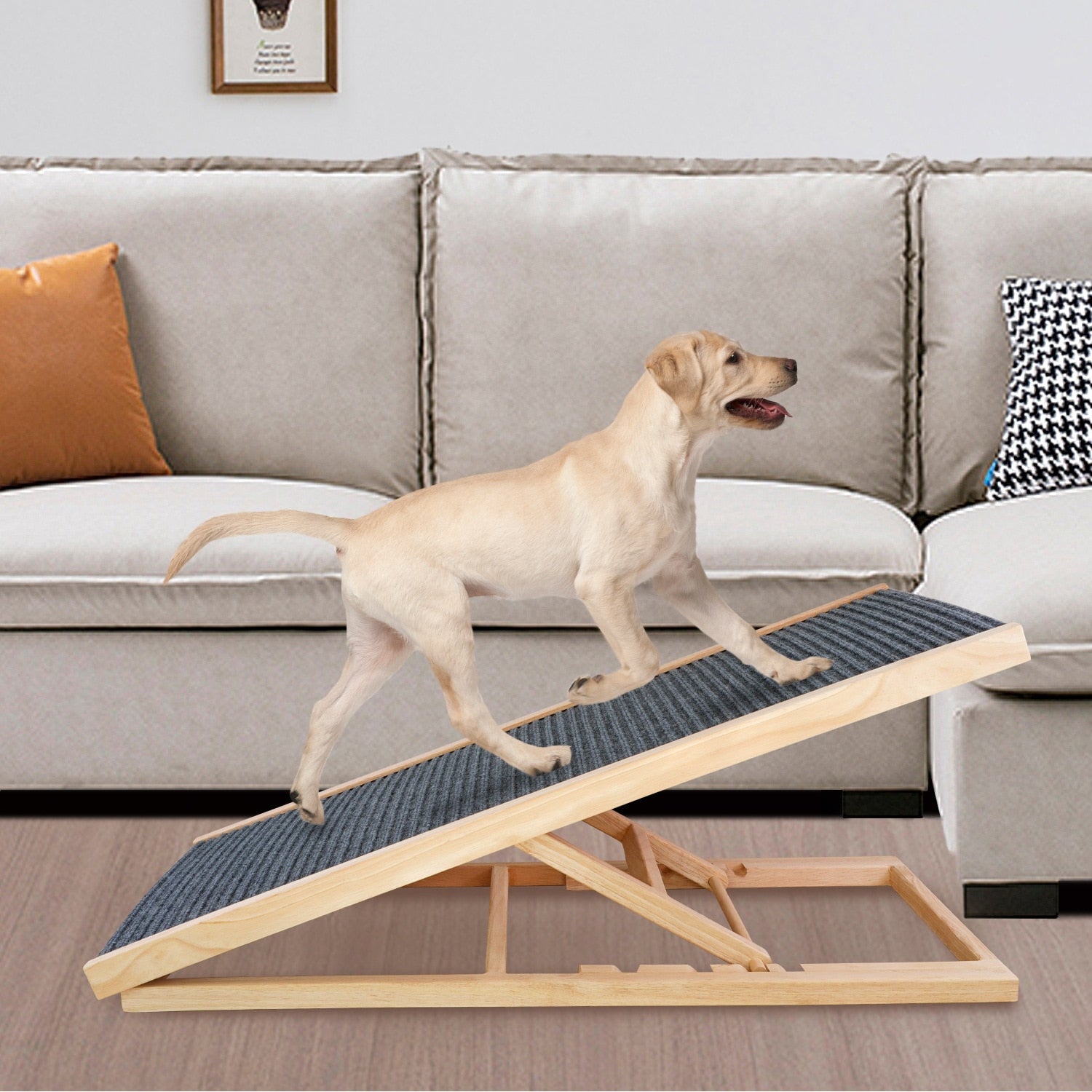 PETZZ Anti Slip Helling - Functioneel Meubelstuk - Medihoek - Woef - Hondenhoek - Medicatie voor Honden Huisdieren