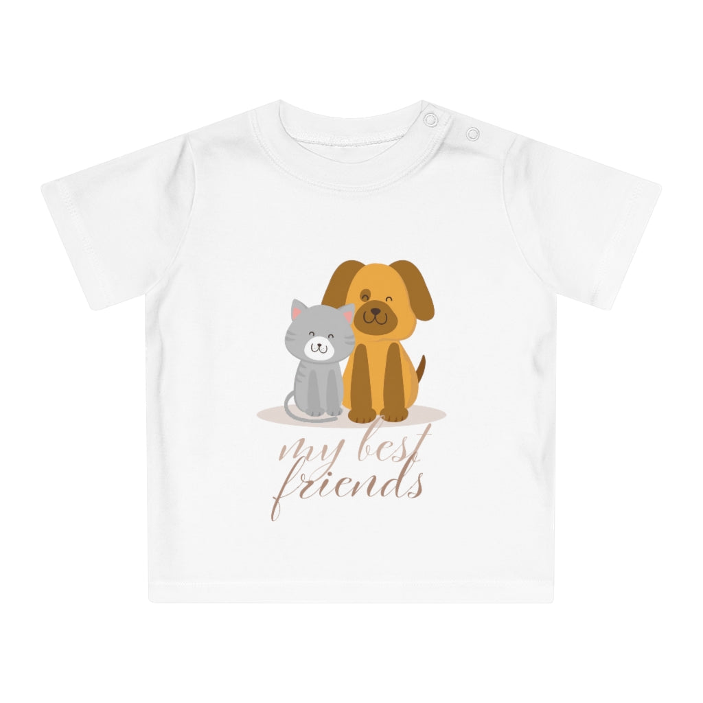 Best Friends Baby T-shirt - Baby en Kinderkleding - Hondenhoek.com