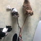 100% Lederen Duo Leiband