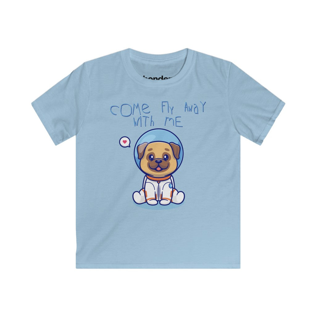 Astronaut Kinder T-Shirt - Kinderkleding met Print - Hondenhoek.com