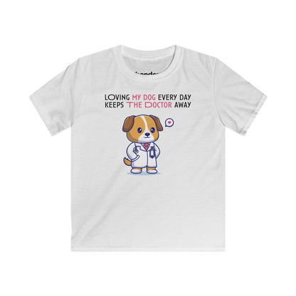Schattige Print met Hond voor Kinderen - T-Shirts - Hondenhoek.com