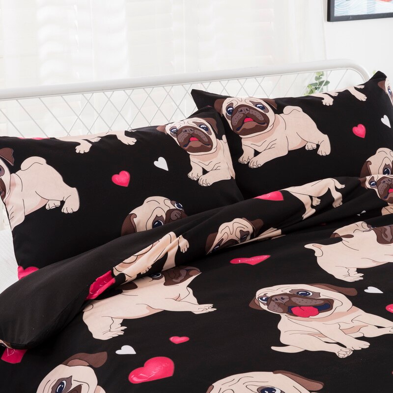 PETZZ Mopshond Liefde Dekbed - Bedlinnen online kopen op Hondenhoek