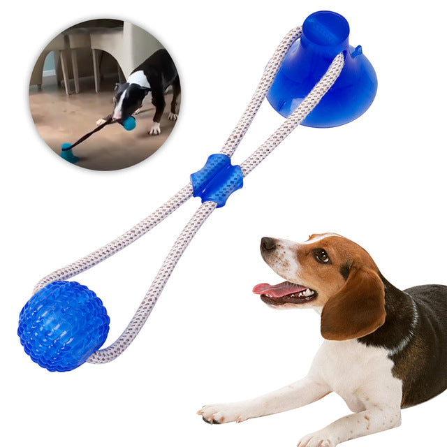Honden Touw Kauwbal met Zuignap - Urenlang Speelplezier - Hondenhoek
