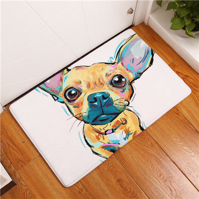 Cartoon Honden Deurmat - Prachtige Accessoires voor een hip Huis!