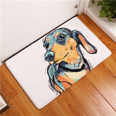 Cartoon Honden Deurmat - Prachtige Accessoires voor een hip Huis!