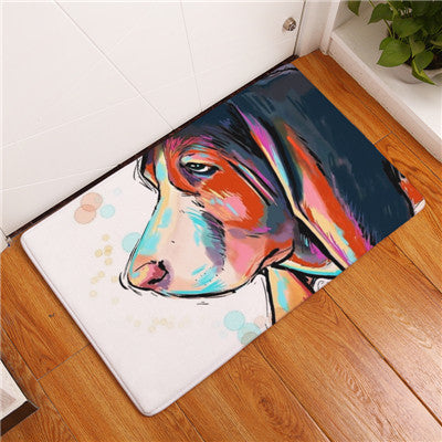 Cartoon Honden Deurmat - Prachtige Accessoires voor een hip Huis!