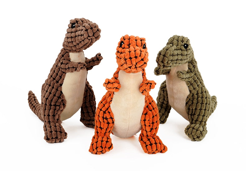 PETZZ Dinosaurus Knuffel - Stoere Speeltjes voor Honden - Hondenhoek