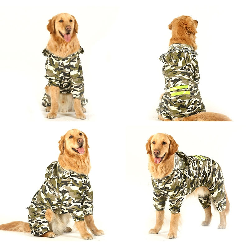 Luxe Regenjas voor Grotere Honden - Droog Over Straat - Hondenhoek