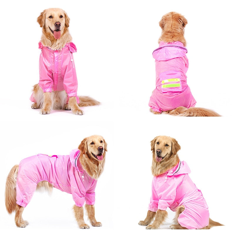 Luxe Regenjas voor Grotere Honden - Droog Over Straat - Hondenhoek