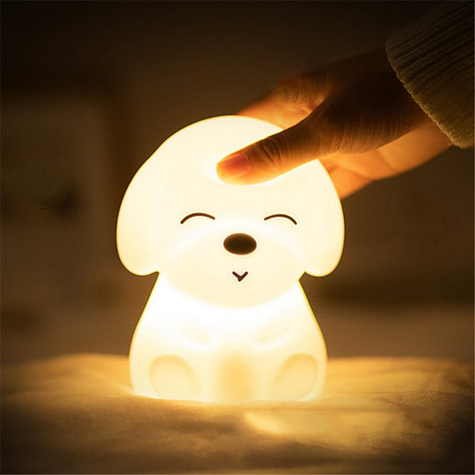 SiliconBuddy Kleurrijke Honden Lamp - Prachtig Licht - WOEF Boetiek