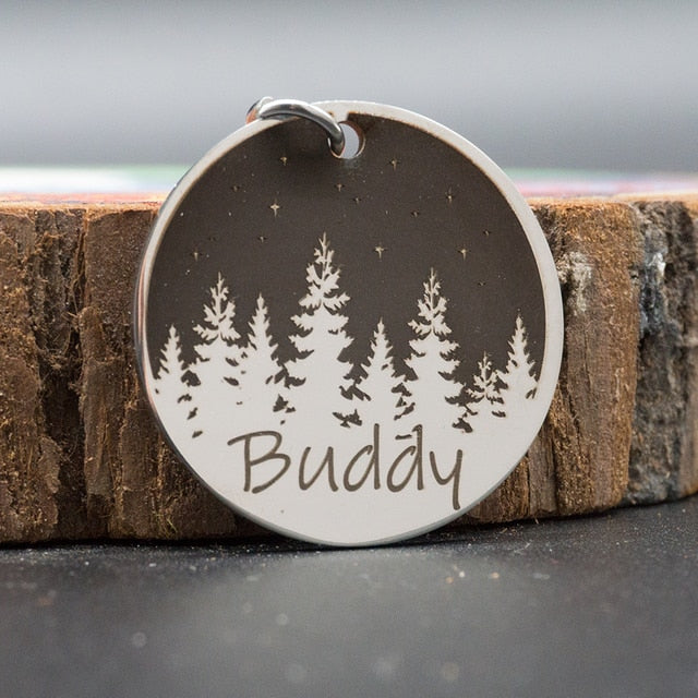 PETZZ Deluxe Gepersonaliseerde Stylish Naambadge - Hondenhoek.com