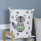 Adorable sac de rangement pour jouets pour chiens