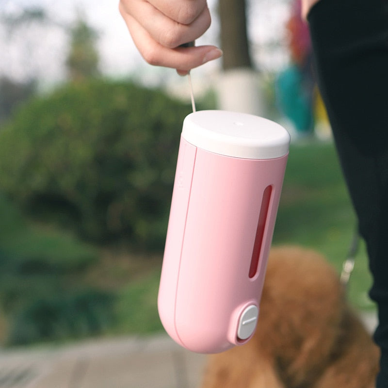 PETZZ Slimme Draagbare Mini Waterfles - Online Hondenwinkel - WOEF