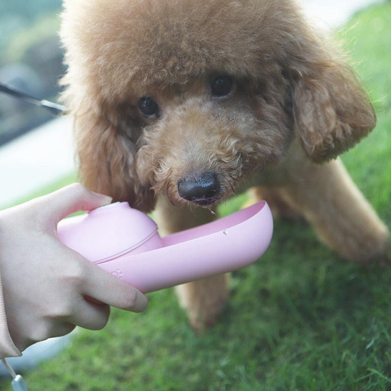 PETZZ Slimme Draagbare Mini Waterfles - Online Hondenwinkel - WOEF