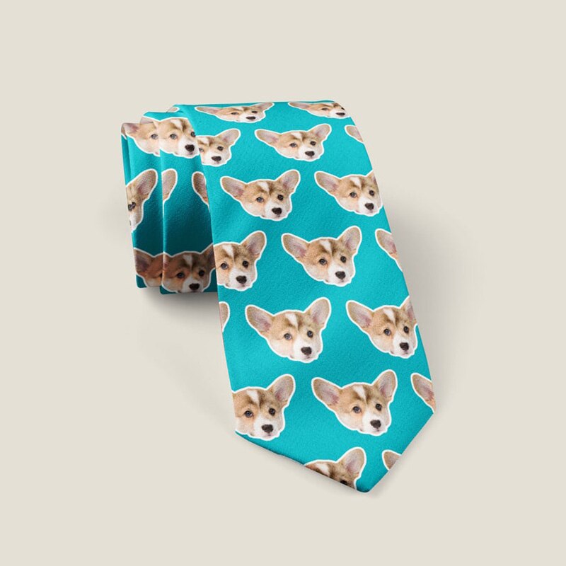 Gepersonaliseerde Stropdas - Foto van uw Hond op een das - Online Koop