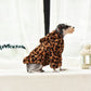 PETZZ Luipaard Fleece Warme Trui - Warme Hond in Winter - Hondenhoek Jas