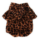 PETZZ Luipaard Fleece Warme Trui - Warme Hond in Winter - Hondenhoek Jas