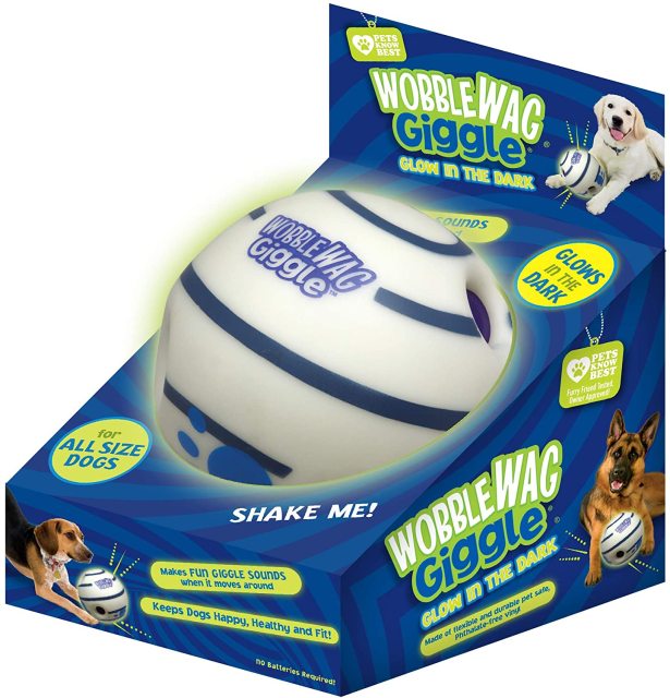 Wobble Wag Giggle Speelbal - Hondenspeelgoed met geluid - Hondenhoek
