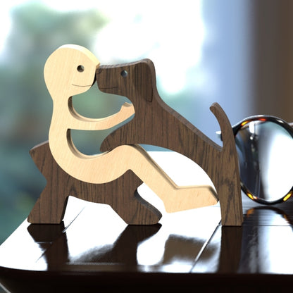 PETZZ Houten Ornamenten - Prachtige Beeldjes - Nieuw - Hondenhoek.com