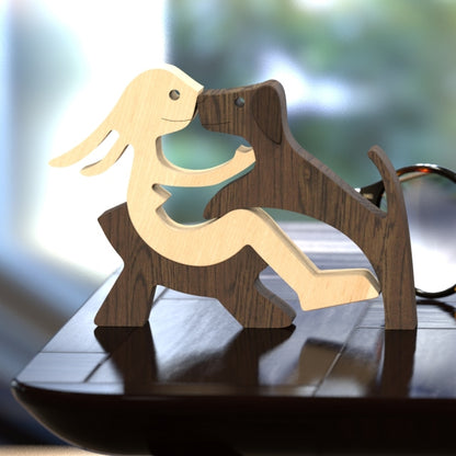 PETZZ Houten Ornamenten - Prachtige Beeldjes - Nieuw - Hondenhoek.com