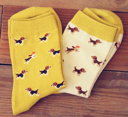 Hippe Doggo Sokken met Print - Leuke Sokken met Honden - Hondenhoek