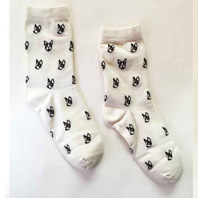 Hippe Doggo Sokken met Print - Leuke Sokken met Honden - Hondenhoek