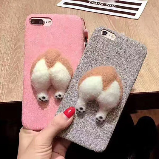 Corgi Coque et skin adhésive iPhone