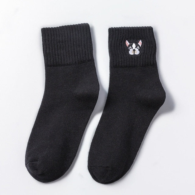 Schattige Sokken met Hondenkop - Sokken voor Mensen - Hondenhoek